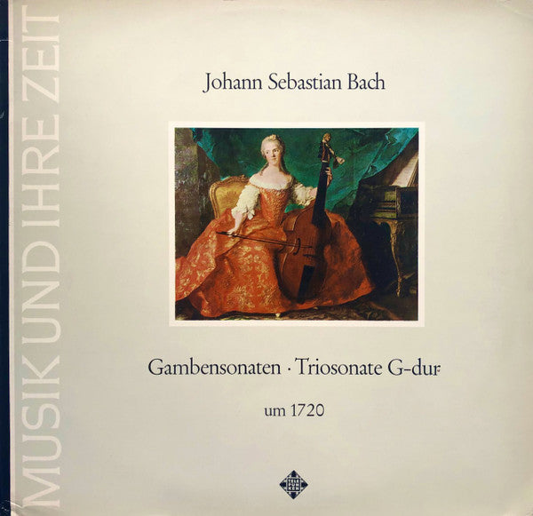 Johann Sebastian Bach – Gambensonaten, Triosonate G-dur Um 1720 LP vinyl record, image 1 of 8