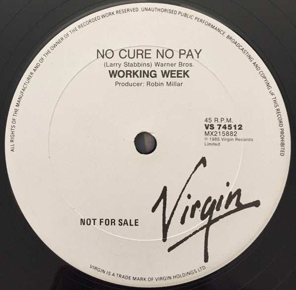 Working Week – Inner City Blues 12" vinyl record, image 5 of 5