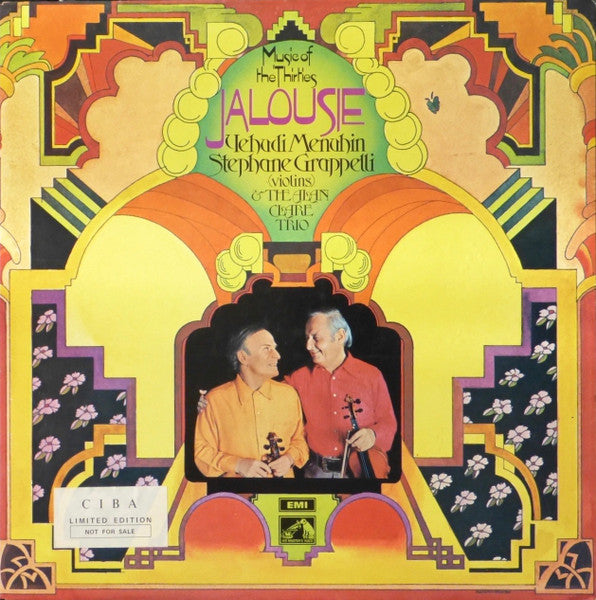 Yehudi Menuhin, Stéphane Grappelli, Alan Clare Trio – Jalousie LP vinyl record, image 1 of 5
