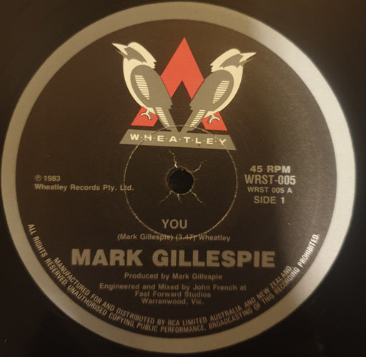 Mark Gillespie – You 12" vinyl record