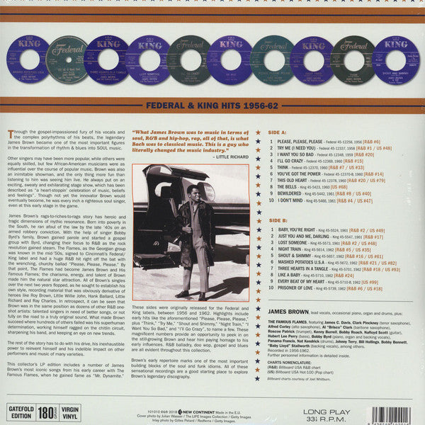 James Brown – You've Got The Power - Federal & King Hits 1956-62 LP vinyl record, image 2 of 4