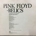 Pink Floyd – Relics (A Bizarre Collection Of Antiques And Curios) LP vinyl record, image 2 of 4