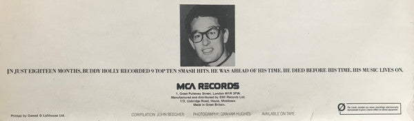 Buddy Holly, The Crickets – 20 Golden Greats LP vinyl record, image 7 of 7