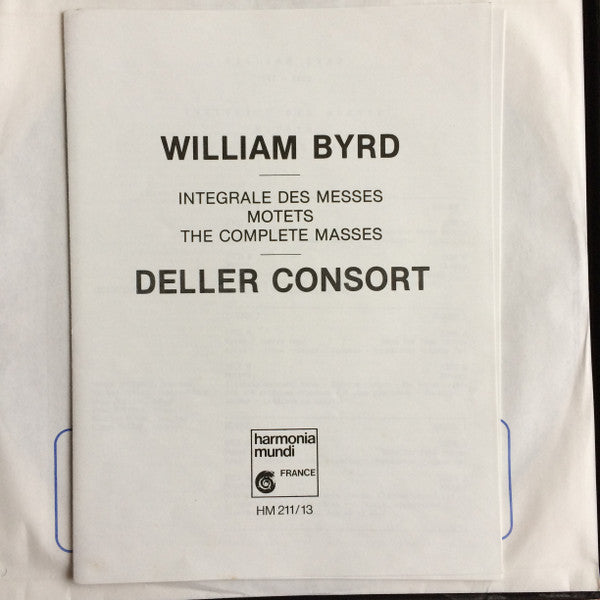 Deller Consort, William Byrd – Intégrale Des Messes / Motets / The Complete Masses (3xLP) LP vinyl record, image 2 of 9