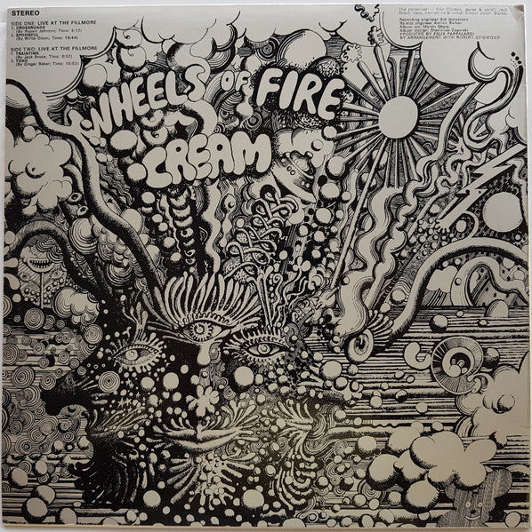 Cream – Wheels Of Fire - Live At The Fillmore LP vinyl record, image 2 of 4