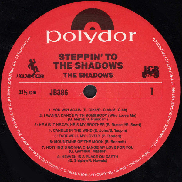 The Shadows – Steppin' To The Shadows LP vinyl record, image 3 of 4