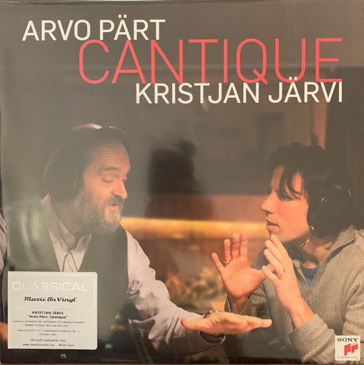 Arvo Pärt, Kristjan Järvi – Cantique LP vinyl record, image 1 of 4