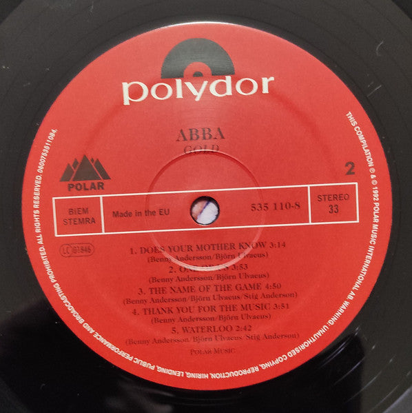 ABBA – Gold (Greatest Hits) (2xLP) LP vinyl record, image 10 of 10