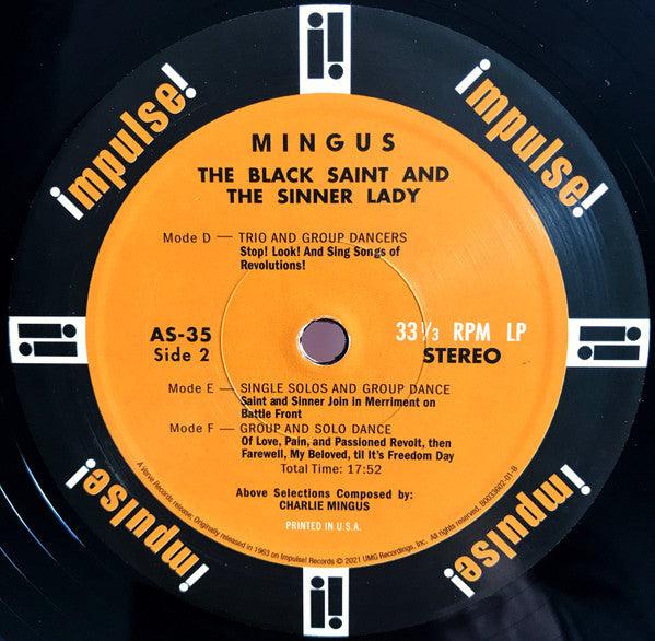Charles Mingus – The Black Saint And The Sinner Lady LP vinyl record, image 6 of 10