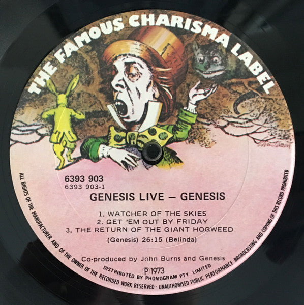 Genesis – Live LP vinyl record, image 3 of 5