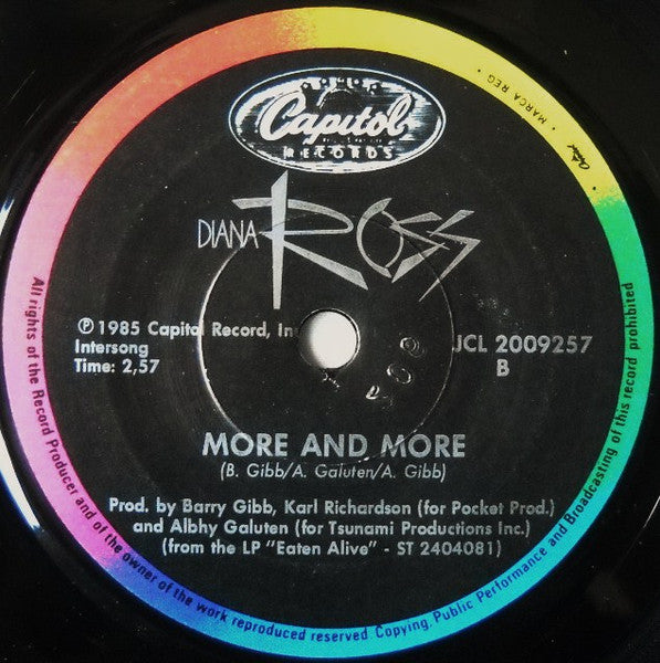 Diana Ross – Chain Reaction 7" vinyl record, image 5 of 5