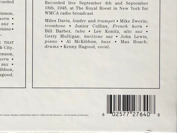 Miles Davis – The Complete Birth Of The Cool LP vinyl record, image 9 of 10