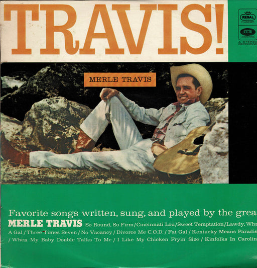Merle Travis – Travis! LP vinyl record, image 1 of 2