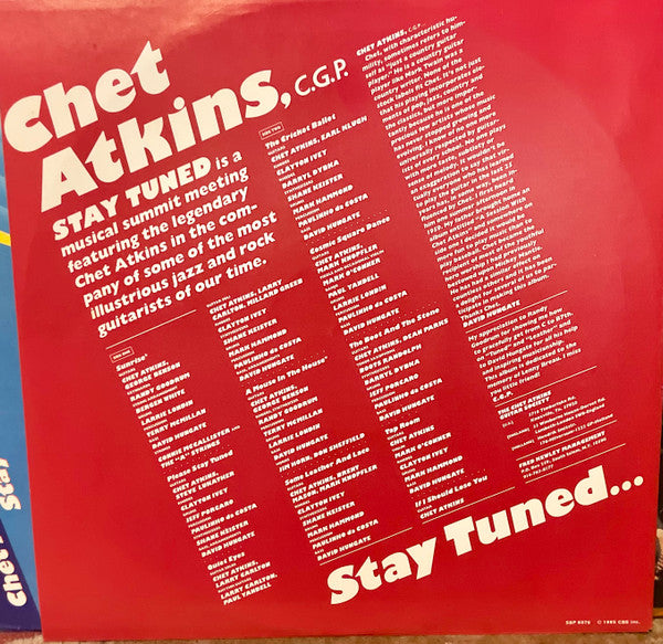 Chet Atkins – Stay Tuned LP vinyl record, image 2 of 4