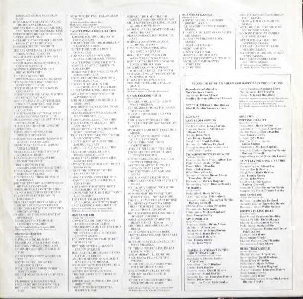 Emmylou Harris – Quarter Moon In A Ten Cent Town LP vinyl record, image 4 of 6
