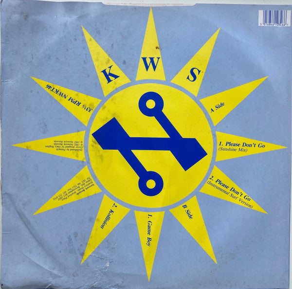 K.W.S. – Please Don't Go 12" vinyl record, image 2 of 4