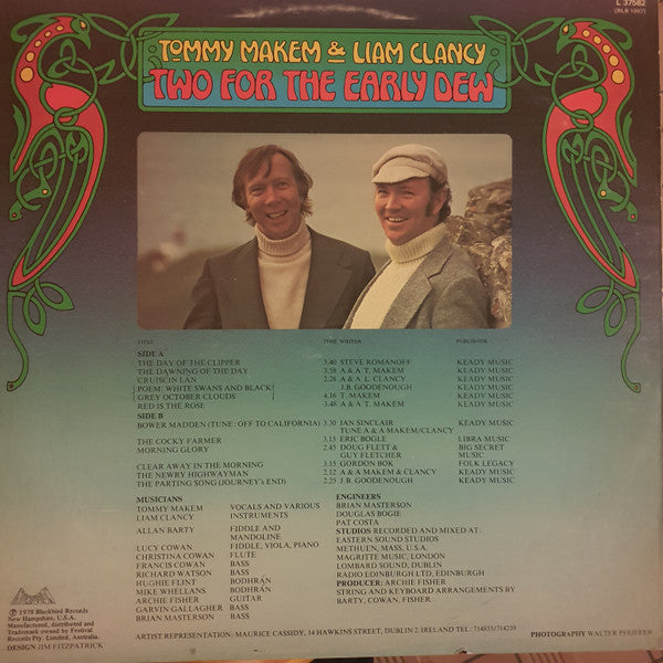 Makem & Clancy – Two For The Early Dew LP vinyl record, image 2 of 4