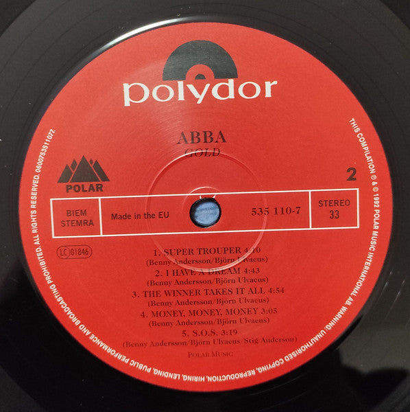 ABBA – Gold (Greatest Hits) (2xLP) LP vinyl record, image 8 of 10