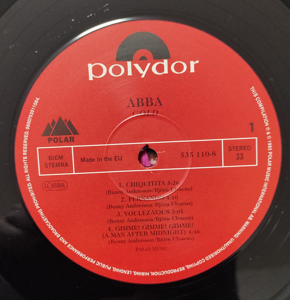 ABBA – Gold (Greatest Hits) (2xLP) LP vinyl record, image 9 of 10
