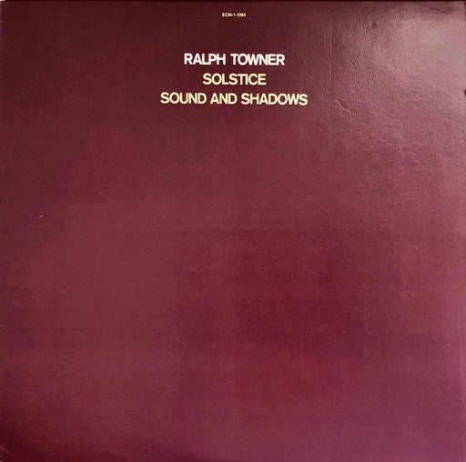 Ralph Towner – Solstice / Sound And Shadows LP vinyl record, image 1 of 4