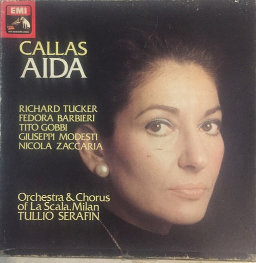 Giuseppe Verdi, Maria Callas, Richard Tucker, Fedora Barbieri, Tito Gobbi, Guiseppe Modesti, Nicola Zaccaria, Orchestra Del Teatro Alla Scala, Coro Del Teatro Alla Scala, Tullio Serafin – Aida (3xLP) LP vinyl record, image 1 of 4