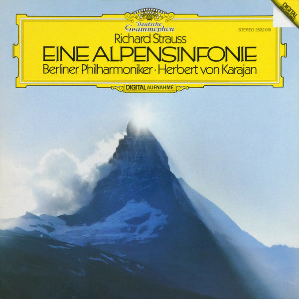 Richard Strauss, Berliner Philharmoniker, Herbert von Karajan – Eine Alpensinfonie LP vinyl record, image 1 of 4