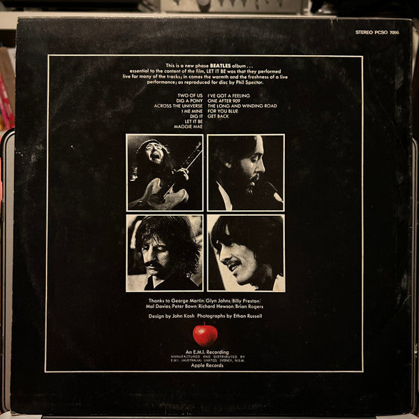 The Beatles – Let It Be LP vinyl record, image 2 of 4