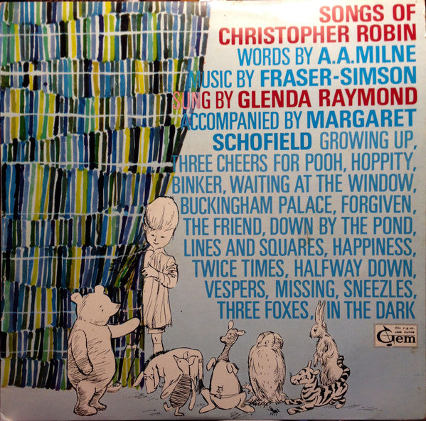 Glenda Raymond, Margaret Schofield – Songs Of Christopher Robin LP vinyl record, image 1 of 4