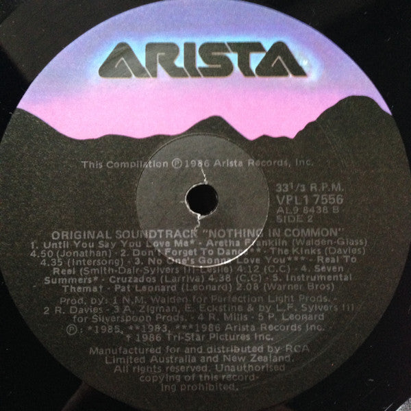 Various – Nothing In Common - Original Soundtrack LP vinyl record, image 6 of 6