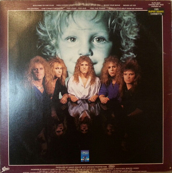 Kick Axe – Welcome To The Club LP vinyl record, image 2 of 6
