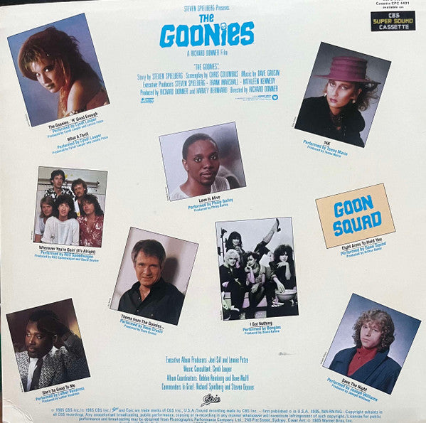 Various – The Goonies - Original Motion Picture Soundtrack LP vinyl record, image 2 of 6