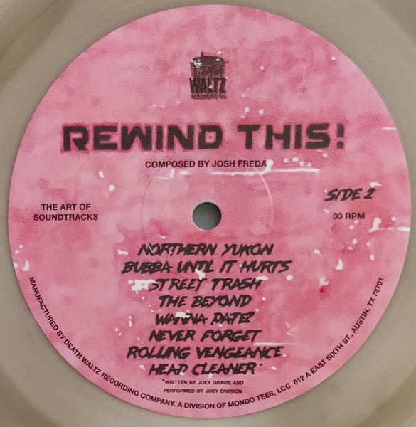 Josh Freda – Rewind This! LP vinyl record, image 5 of 7