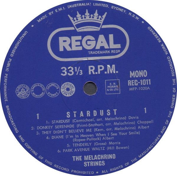 The Melachrino Strings, George Melachrino – Stardust LP vinyl record, image 3 of 4