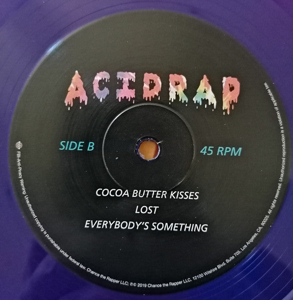Chance The Rapper – Acid Rap (2xLP) LP vinyl record, image 6 of 9