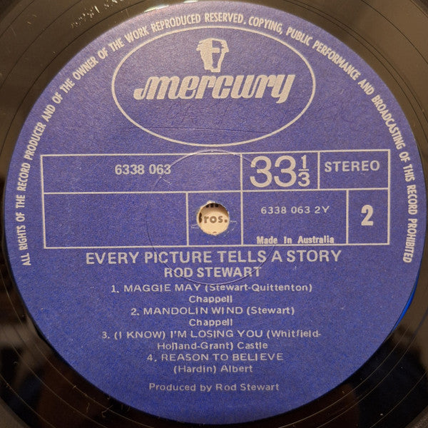 Rod Stewart – Every Picture Tells A Story LP vinyl record, image 5 of 5