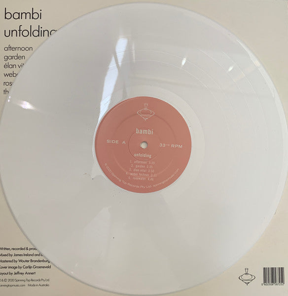 Bambi – Unfolding 12" vinyl record, image 3 of 5