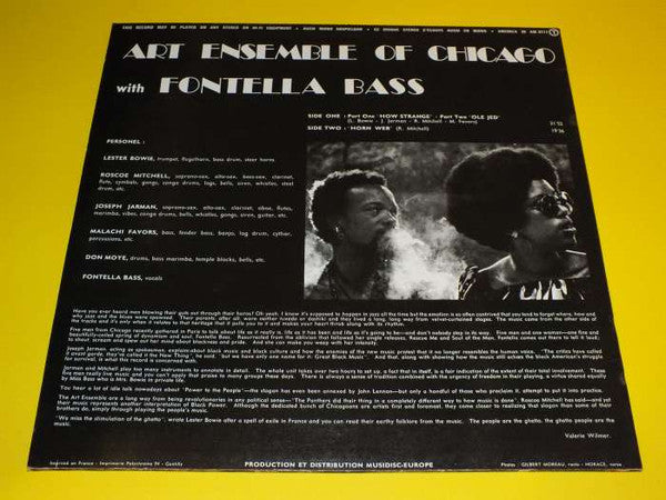The Art Ensemble Of Chicago, Fontella Bass – Art Ensemble Of Chicago With Fontella Bass LP vinyl record, image 2 of 5