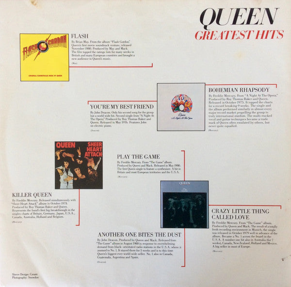 Queen – Greatest Hits LP vinyl record, image 4 of 6