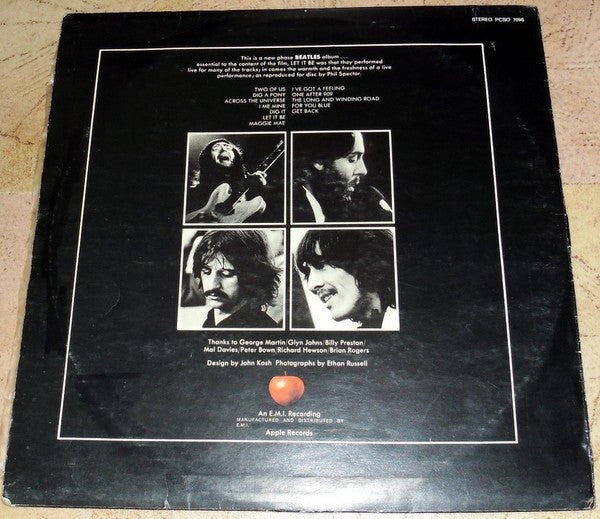 The Beatles – Let It Be LP vinyl record, image 2 of 7