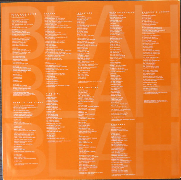 Iggy Pop – Blah-Blah-Blah LP vinyl record, image 5 of 7