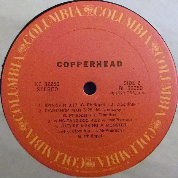 Copperhead – Copperhead LP vinyl record, image 4 of 6