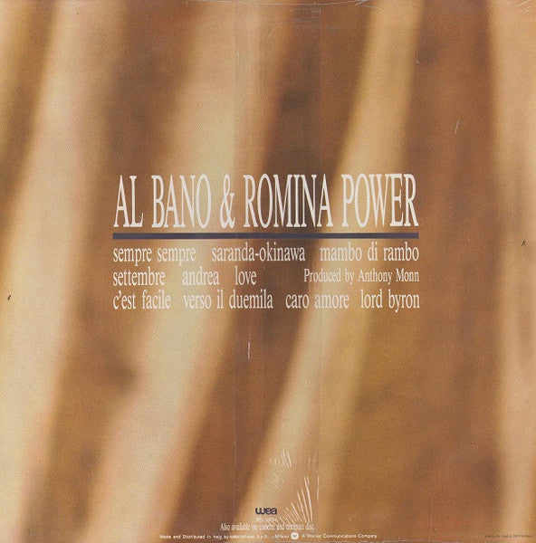 Al Bano & Romina Power – Sempre Sempre LP vinyl record, image 2 of 2