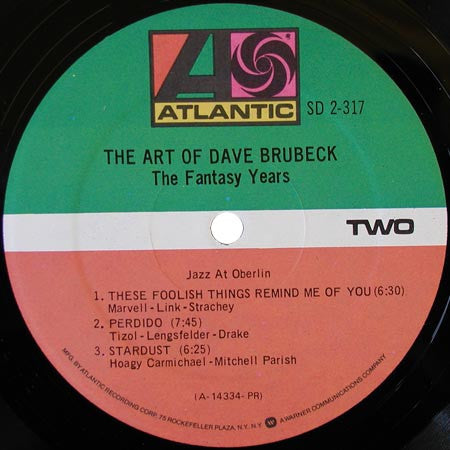 Dave Brubeck – The Art Of Dave Brubeck/The Fantasy Years (2xLP) LP vinyl record, image 5 of 7