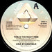 Lisa Stansfield – This Is The Right Time 7" vinyl record, image 3 of 4
