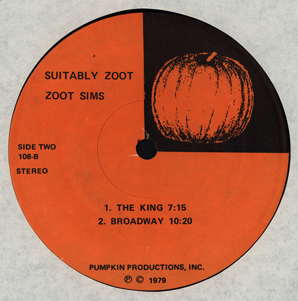 Zoot Sims, Al Cohn-Richie Kamuca Sextet, Bob Brookmeyer Quintet – Suitably Zoot LP vinyl record, image 4 of 4