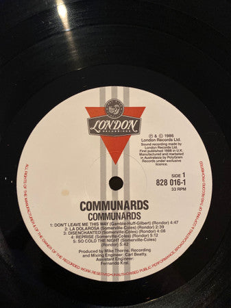 The Communards – Communards LP vinyl record, image 5 of 6