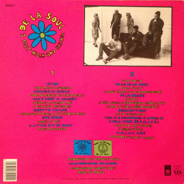 De La Soul – 3 Feet High And Rising LP vinyl record, image 2 of 6