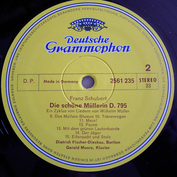 Franz Schubert, Dietrich Fischer-Dieskau, Gerald Moore – Lieder Volume 3 - Die Schöne Müllerin • Winterreise • Schwanengesang (4xLP) LP vinyl record, image 4 of 10