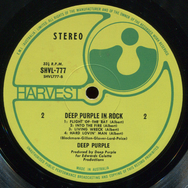 Deep Purple – In Rock LP vinyl record, image 4 of 8