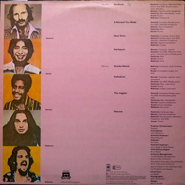 Weather Report – Heavy Weather LP vinyl record, image 2 of 5